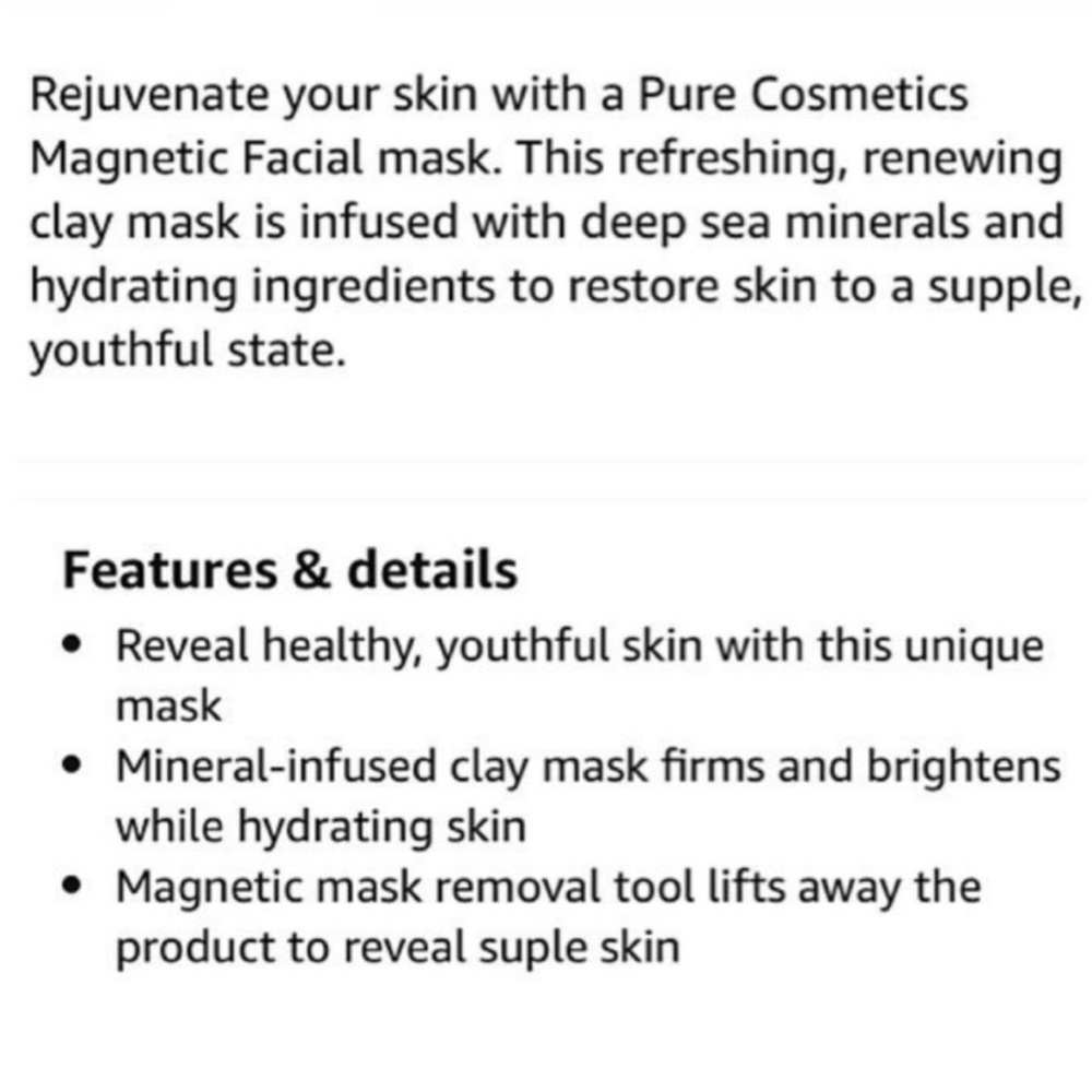 PURE COSMETICS RECHARGE & RENEW MAGNETIC MASK - Picture 3 of 13